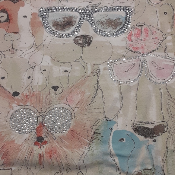 2 for 1! Clip Earrings with FREE Dog Lovers Tee. - Picture 3 of 6